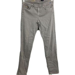 AG‎ Adriano GoldSchmied Jeans Womens Sz 30 Gray Stevie Ankle Slim Straight 10